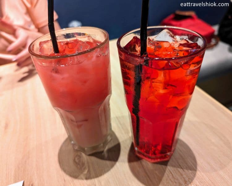 Cranberry Yakult & Cranberry Juice